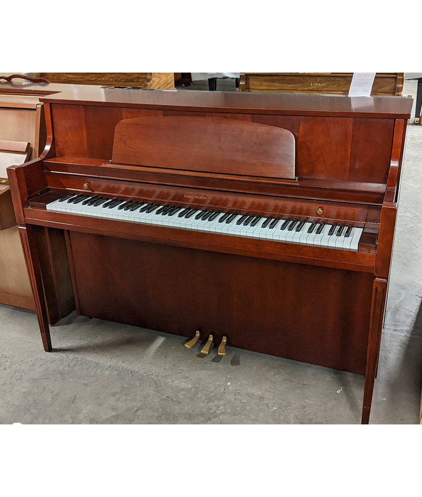 1958 Cable-Nelson 44.5" CN M450 Upright Piano | Satin Mahogany | SN: 283272 | Used